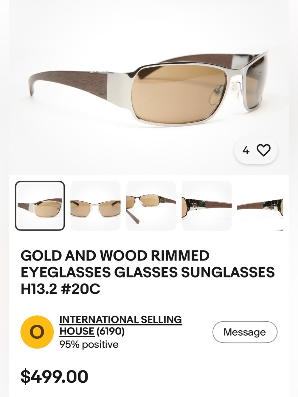 Gold & Wood Paris Sunglasses